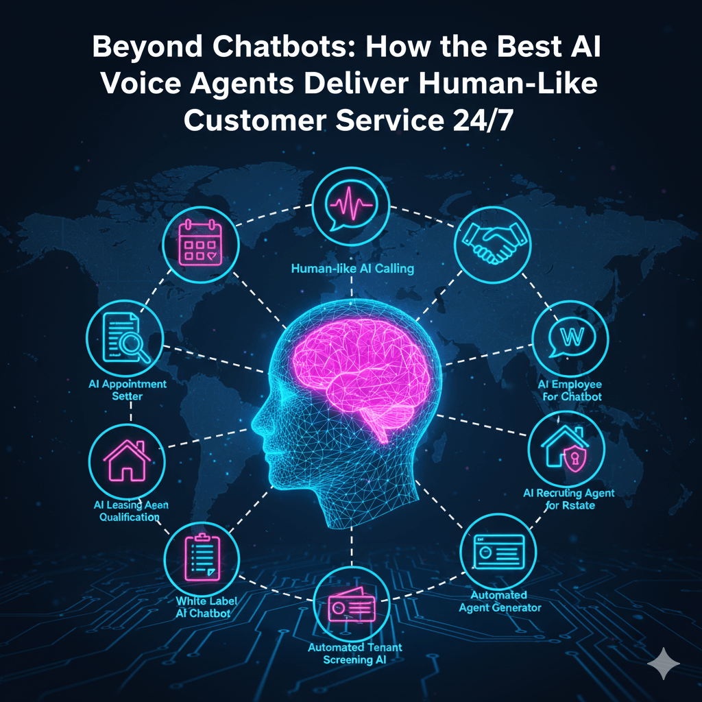 Beyond Chatbots: How the Best AI Voice Agents Deliver Human-Like Customer Service 24/7