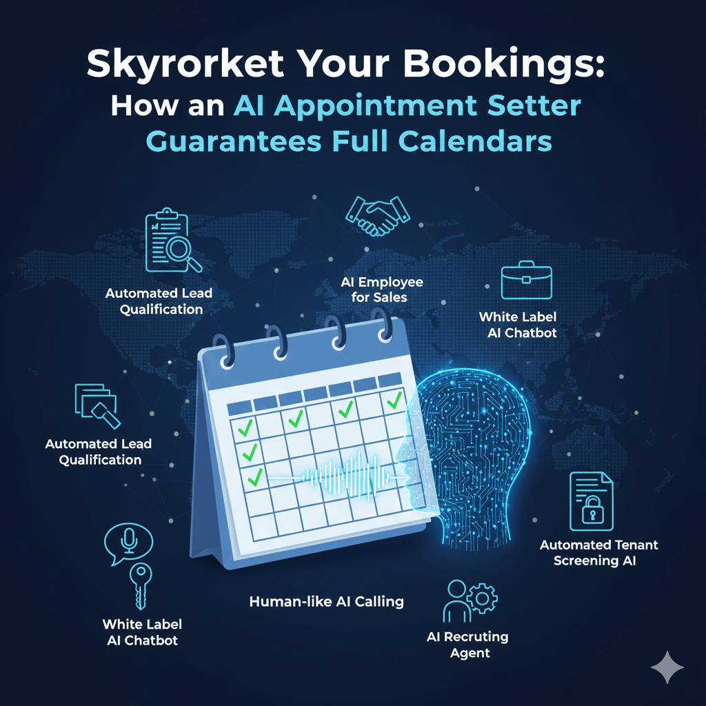 Skyrocket Your Bookings: How an AI Appointment Setter Guarantees Full Calendars