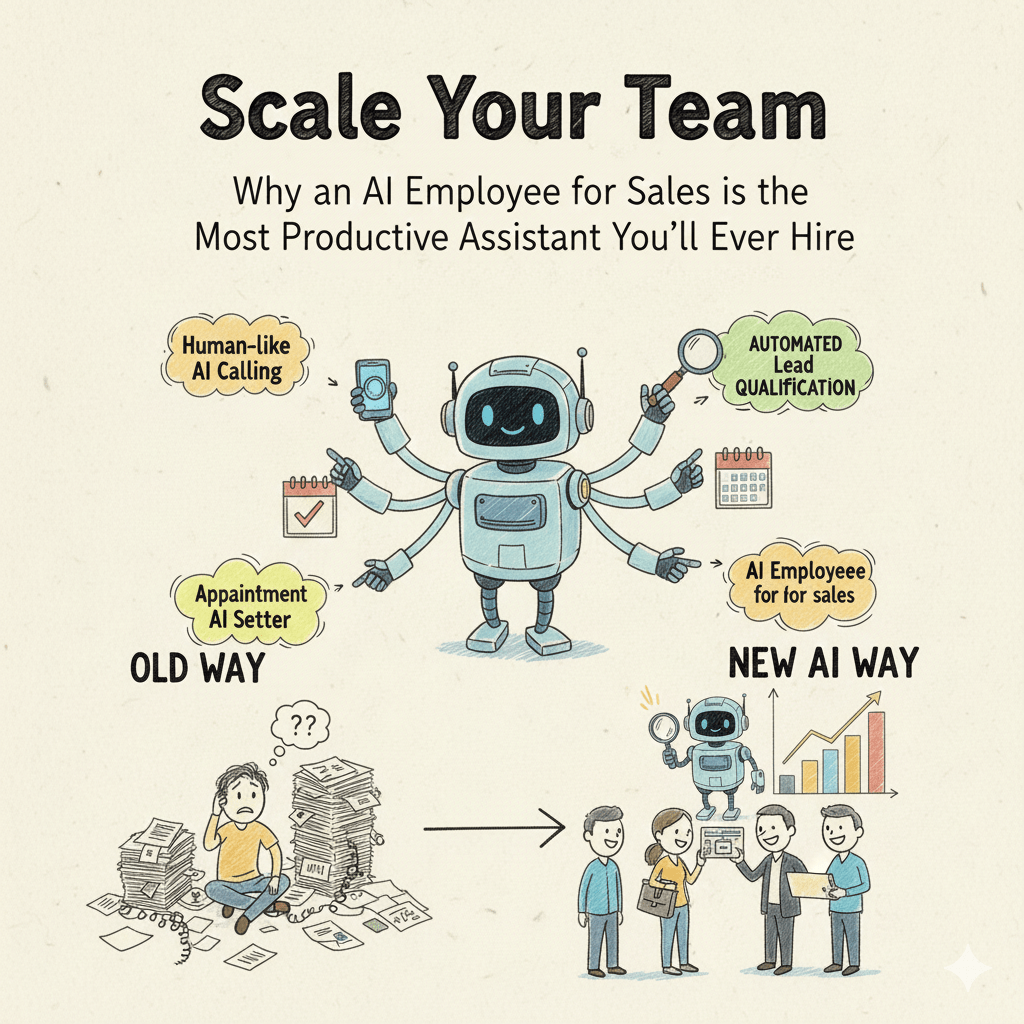 Scale Your Team: Why an AI Employee for Sales is the Most Productive Assistant You’ll Ever Hire